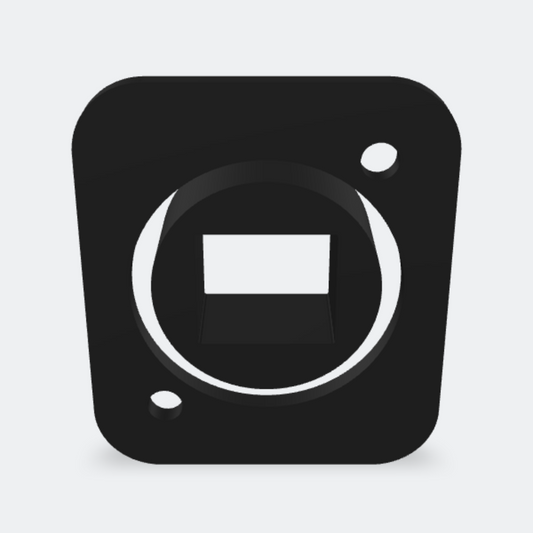 Neutrik NAUSB-W USB Feed-Through Trim Gasket — Matte Black — BL 55182483161367 b6c27d6271d13da2eade