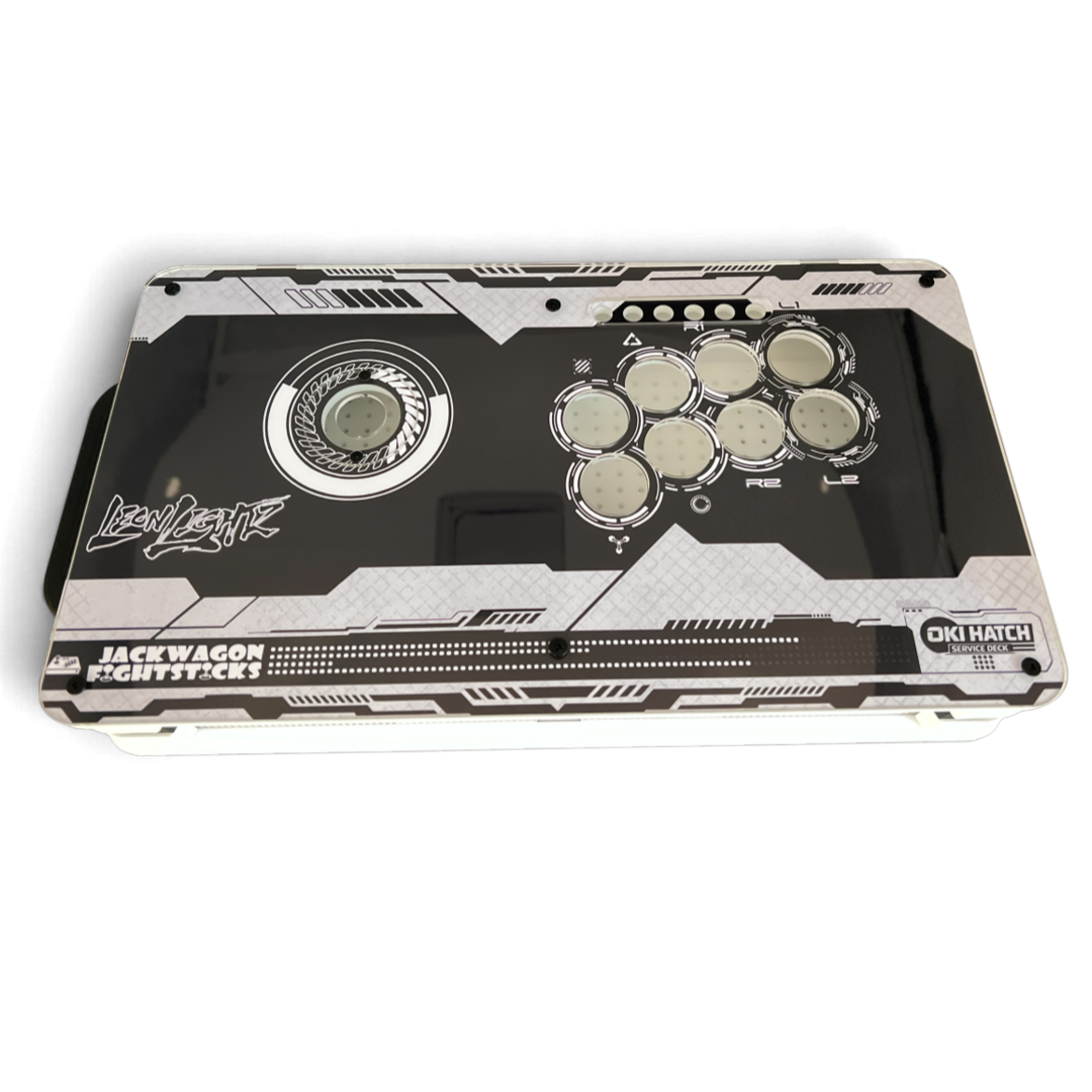 OKI Hatch example with monochrome custom artwork.