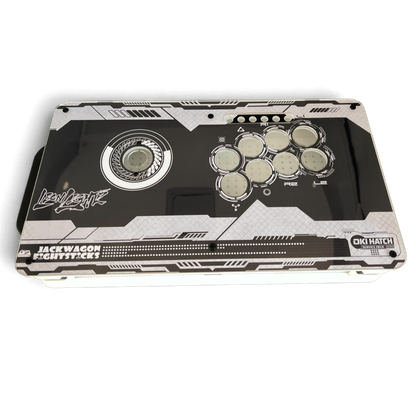 OKI Hatch example with monochrome custom artwork.
