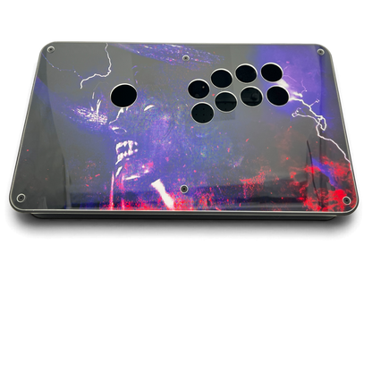 OKI Hatch enclosure with purple custom artwork.